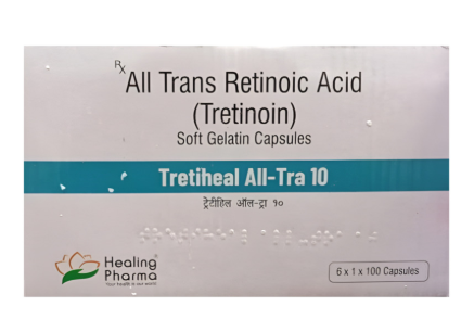 트레티노인 10mg 베사노이드 캡슐 힐링파마 Tretiheal All-TRA10